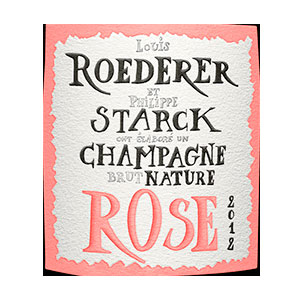 Louis Roederer Brut Nature Philippe Starck Rosé